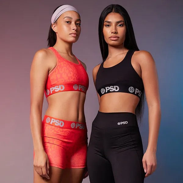 Girls Under $100 Red Sports Bras.