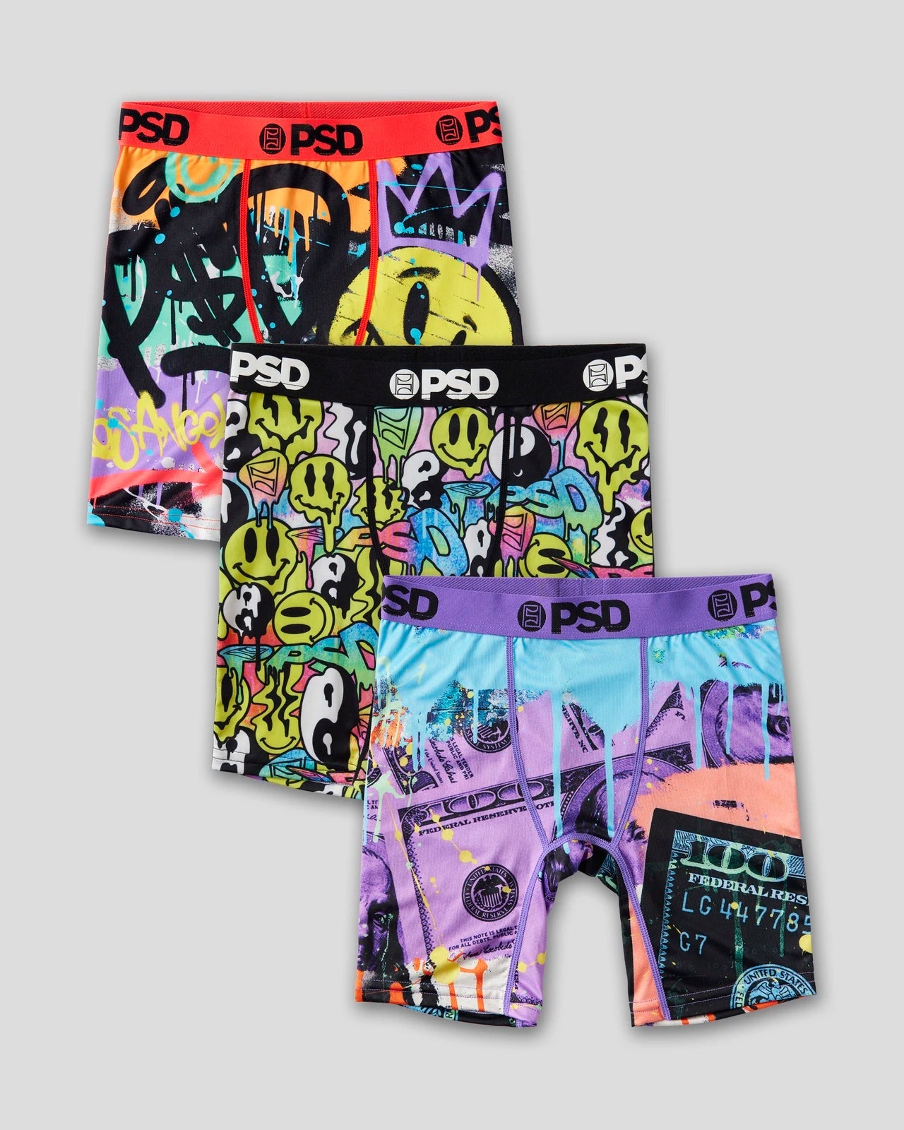 3 Pack Drip Youth Underwear PSD®