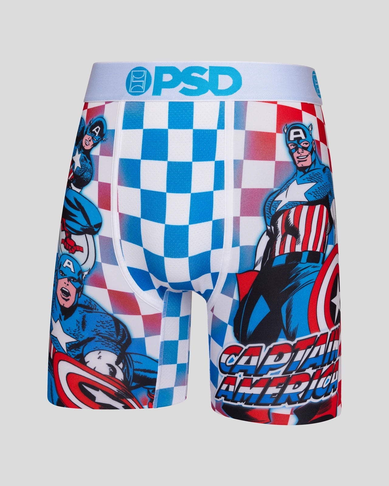 Captain America Underwear Mens: Boxer Briefs | PSD®
