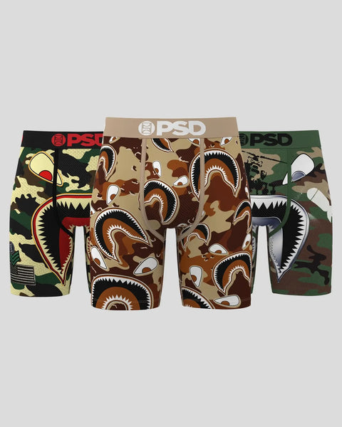 WF MILITARY 3PK MULTI XS / MULTI