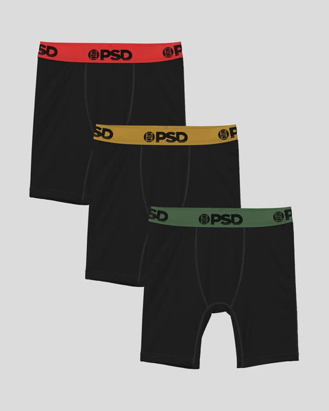 HOLIDAZE CTN YTH 3PK BLACK S / BLACK