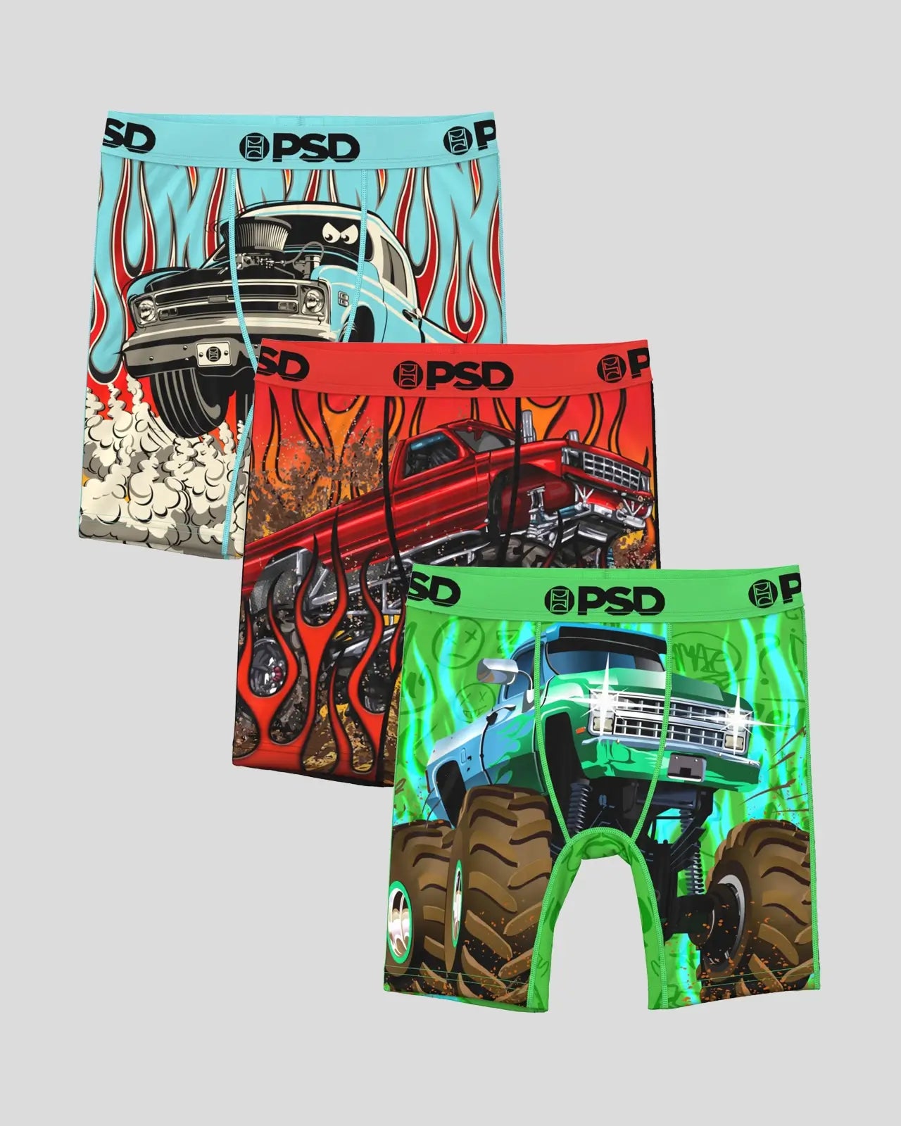 3 Pack Big Wheels Youth Underwear PSD®
