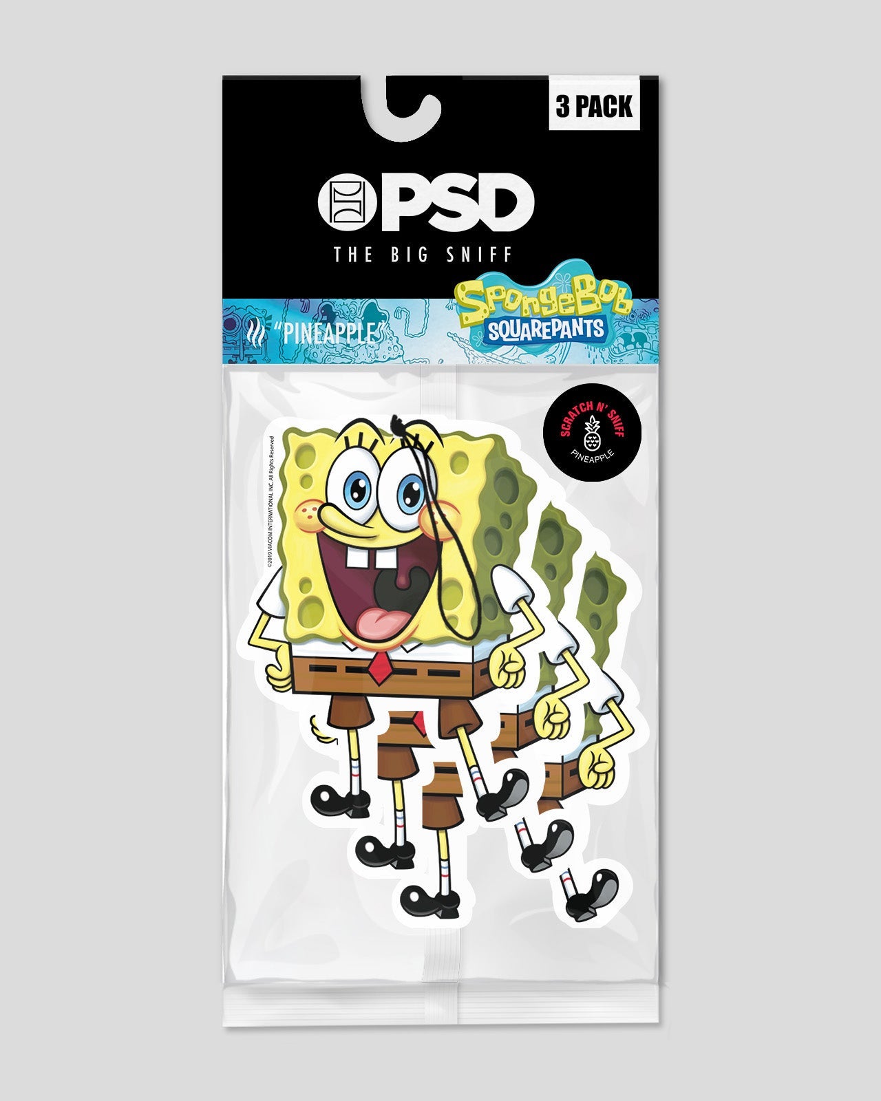 3 Pack Happy SpongeBob Air Freshener PSD®
