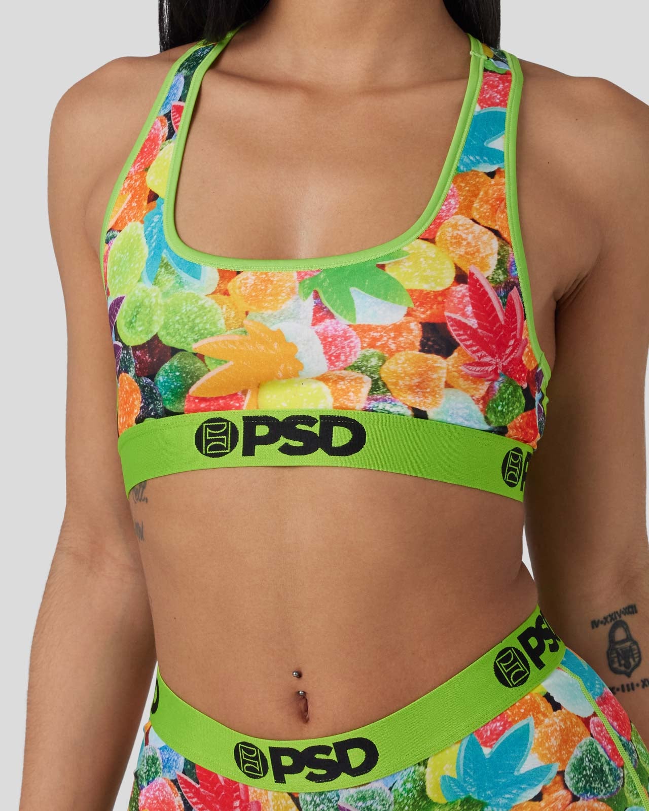 PSD Women's Sports Bra - Sommer Ray Collection | Athletic Racerback,  Breathable Microfiber Blend, Elastic Band