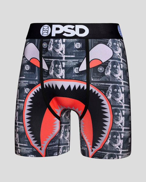 PSD Men's Ja Mamba Split Boxer Briefs, Black, S