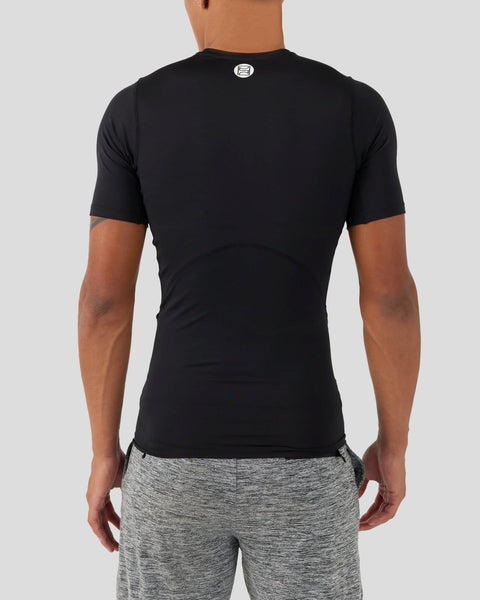 Skins DNAmic Compression Short Sleeve T-Shirt In Black