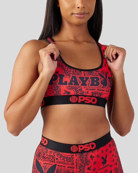 Playboy - Paisley, Sports Bra