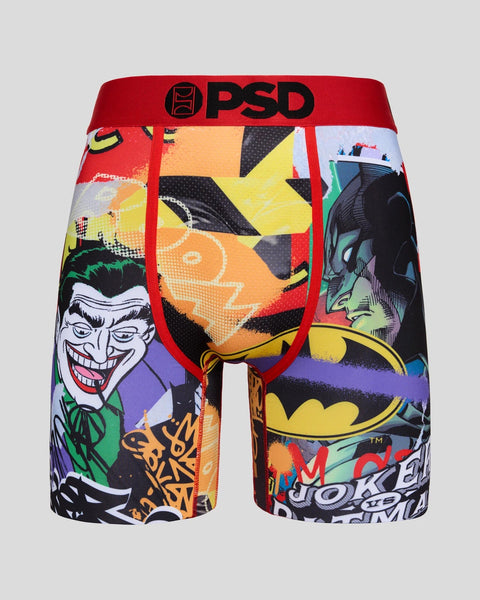 DC Comics Batman, Superman, and Joker Symbols Men's PSD Boxer Briefs 3-Pack