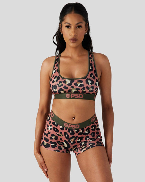 PSD Underwear Womens Checker Flames Bikini Brief Sizes XS, M, L, or XL