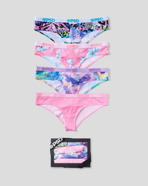 Victoria's Secret PINK Cotton Cheekster Underwear Pack, Multicolored, Small  at  Women's Clothing store