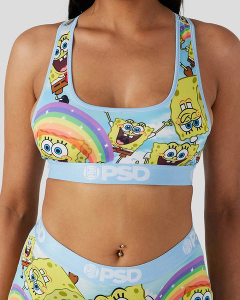 Women's PSD SpongeBob Sports Sports Bra