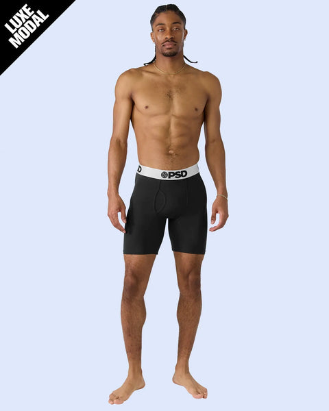Luxe Modal - Black Silver