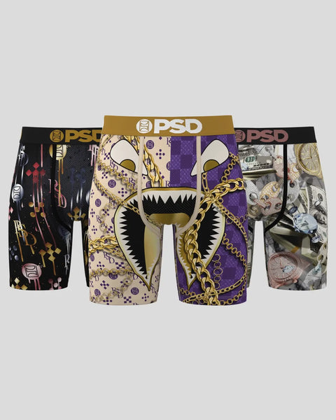 GOLD RUSH 3PK MULTI XS / MULTI