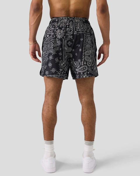 Khaki Paisley Essential Short XS / MULTI