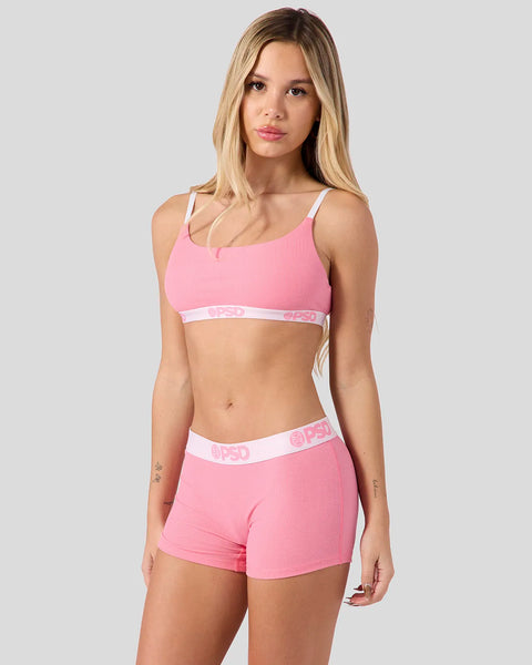 BBY PNK RIB SBL PINK XS / PINK