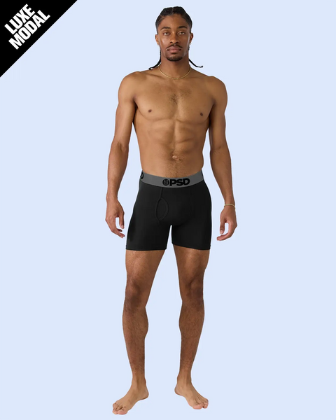 Luxe Modal - Black Grey