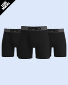 Luxe Modal 3 Pack - Black Grey