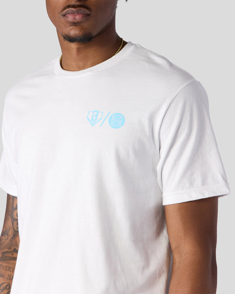 Baseball Lifestyle 101 - White Tee S / WHITE