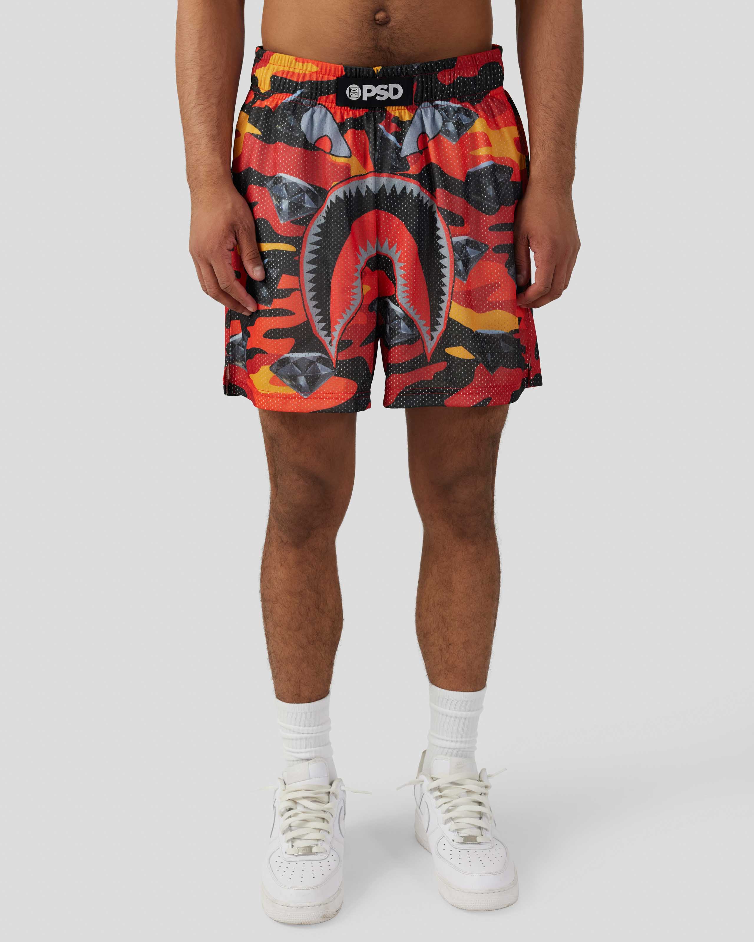 Warface Fire Diamond Camo Active Short