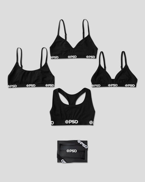 YUFFQOPC 4 Pcs Girls Sports Bras, Underwear Sports Training Bra