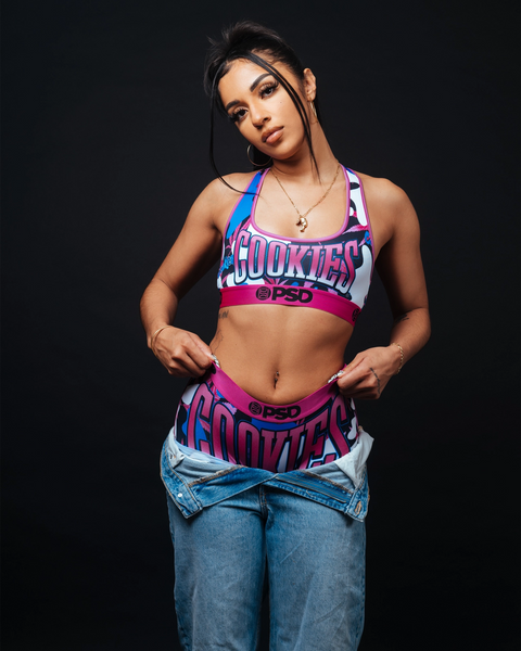 Cookies - Camo Pop, Sports Bra