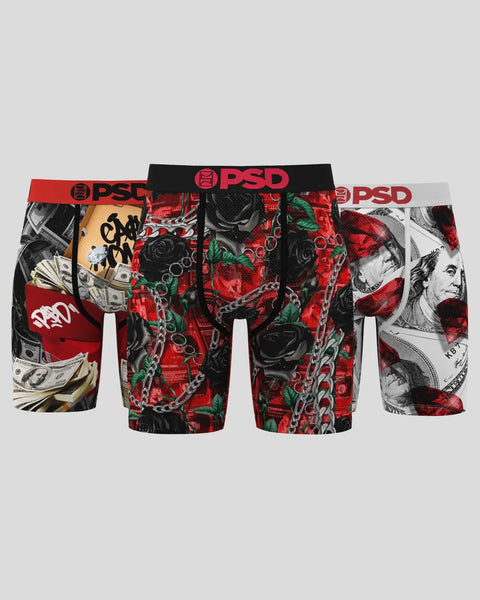 RED BANKROLL 3PK MULTI XS / MULTI