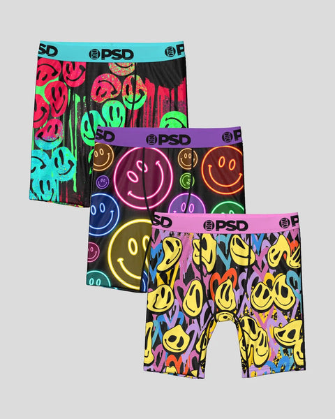 SMILEY GLOW YTH 3PK MULTI S / MULTI