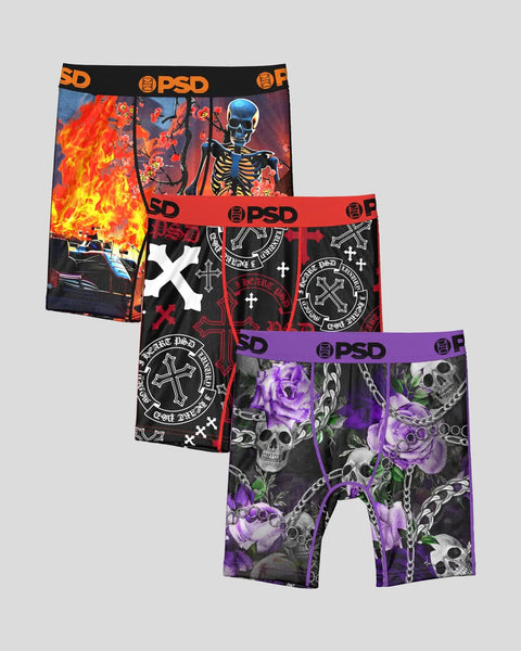 SKELLY HOLLOW YTH 3PK MULTI S / MULTI