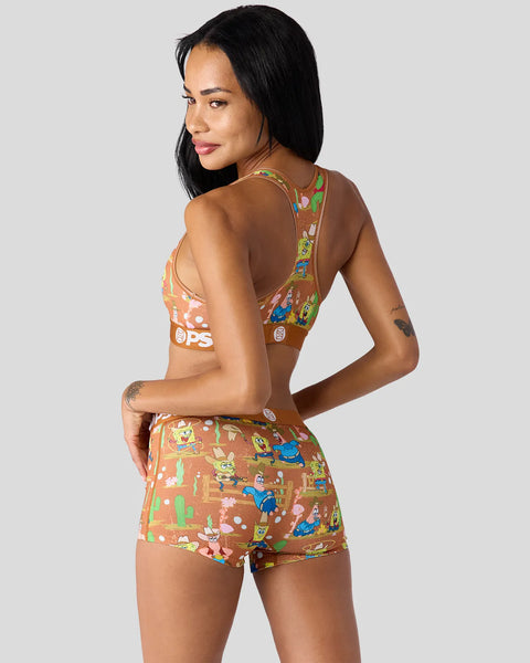 SpongeBob SquarePants - Wild West Boy Short PSD Underwear