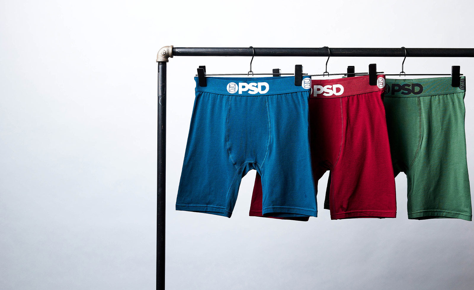Men's 3-Pack Branded Striped Boxers - Men's Underwear & Socks - New In 2024
