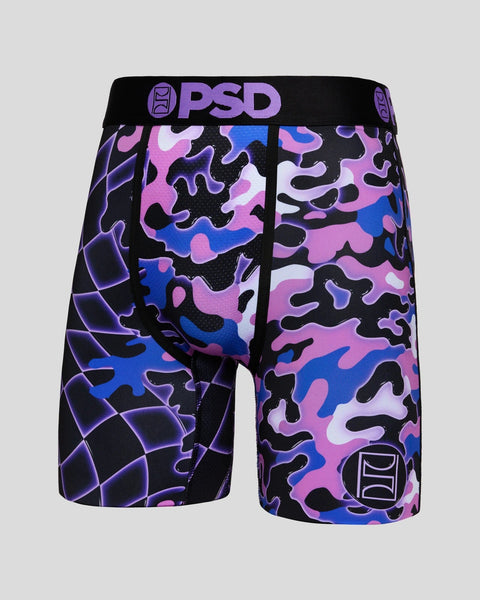 PSD Underwear Men's Fur Fusion Boxer Brief Multi 2X-Large