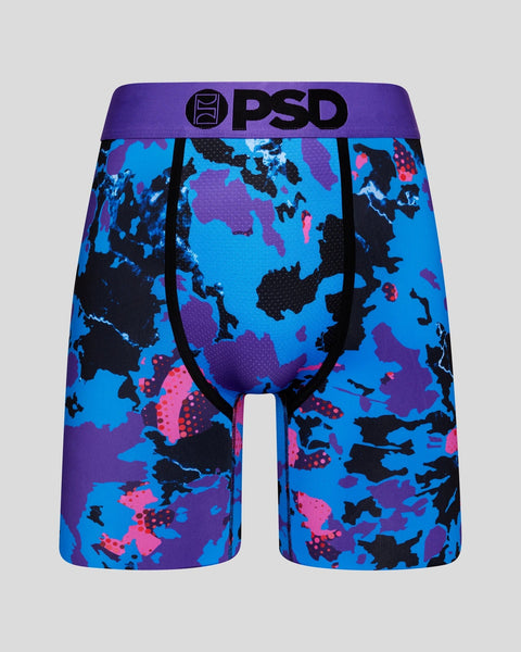 PSD Underwear Mens 3 Pack Boxer Brief sommer ray flamingo blue