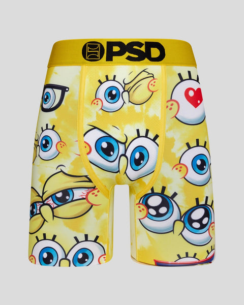PSD x SpongeBob SquarePants Dye All Over Womens Boyshorts - BLK/YELLOW