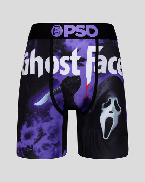 PSD x Ghost Face Dark Black & White Boyshort Underwear