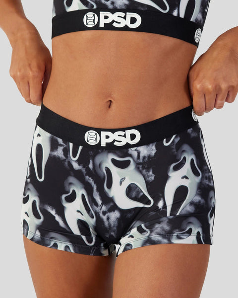 PSD x Ghost Face All Over Black Boxer Briefs