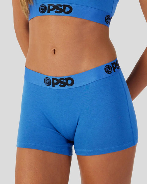 Women's PSD Solid Tone 3 Pack Boy Shorts