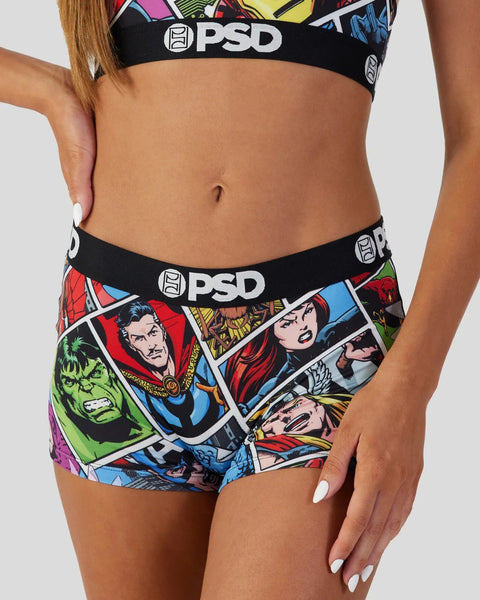 PSD Underwear Women's Biker Short | Wide Elastic Band, Stretch Fabric,  Athletic Fit | : : Clothing, Shoes & Accessories
