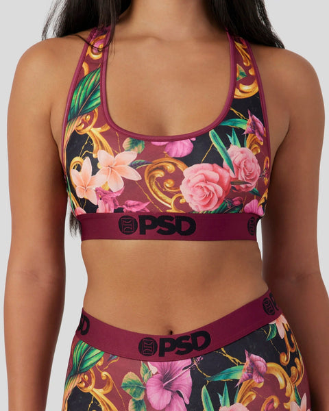 Paradise Plum Lux, Sports Bra