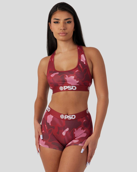 PSD Womens Sports Bra Sommer Ray Summer Peach Size MEDIUM (Bra Size 32C to  36A)