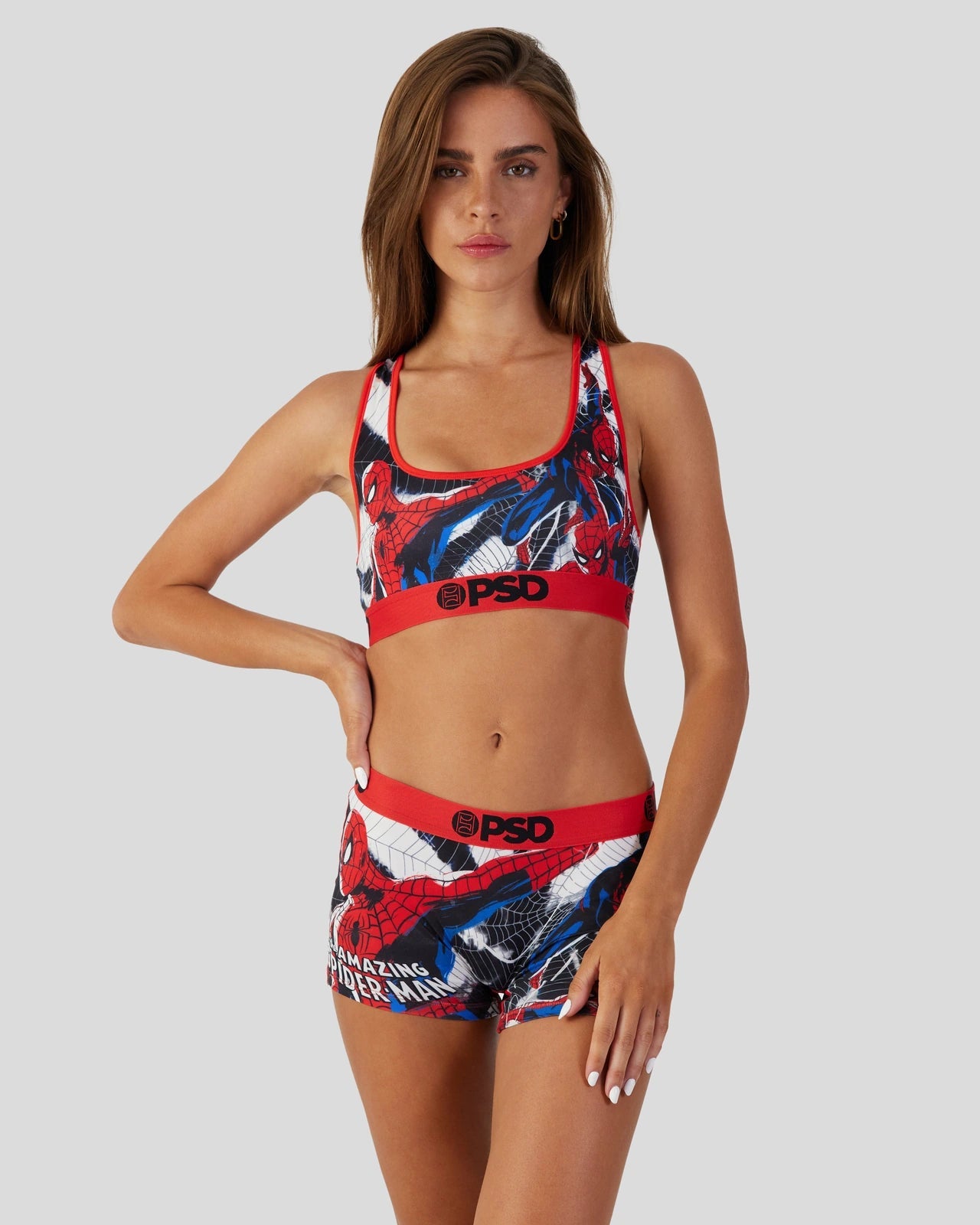Womens Spider-Man Sports Bra | PSD®