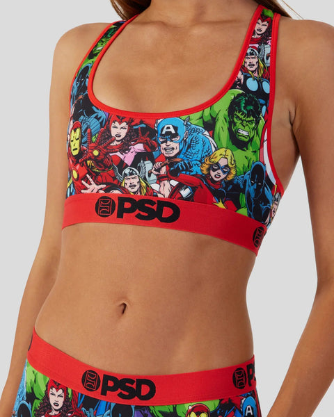 Psd Underwear World Currency Sports Bra