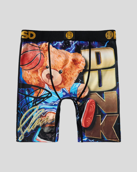 Ethika Men's Mid Boxer Briefs - Lions Den Print (6" Inseam)