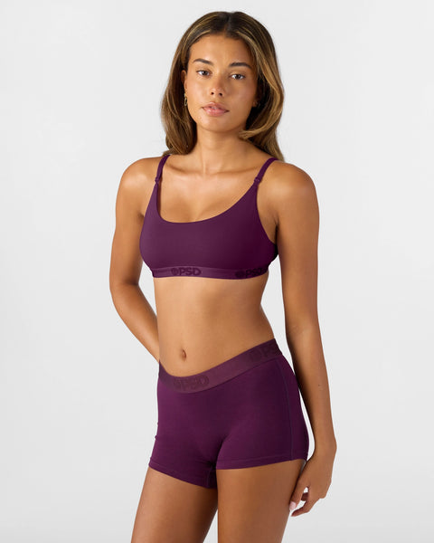 Modal Solids - Plum XS / PURPLE