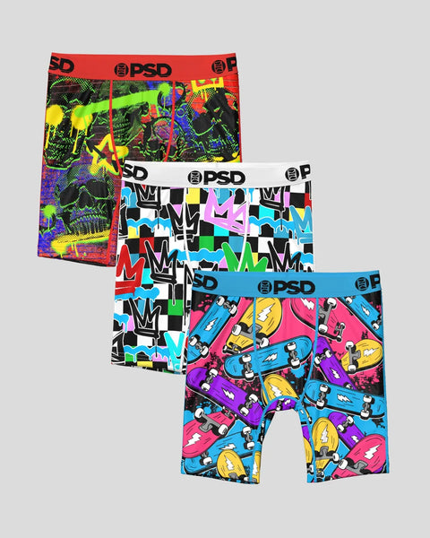 SKATE KINGS YTH 3PK MULTI S / MULTI