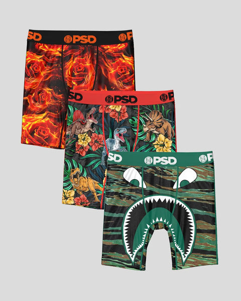 JUNGLE HEAT YTH 3PK MULTI S / MULTI