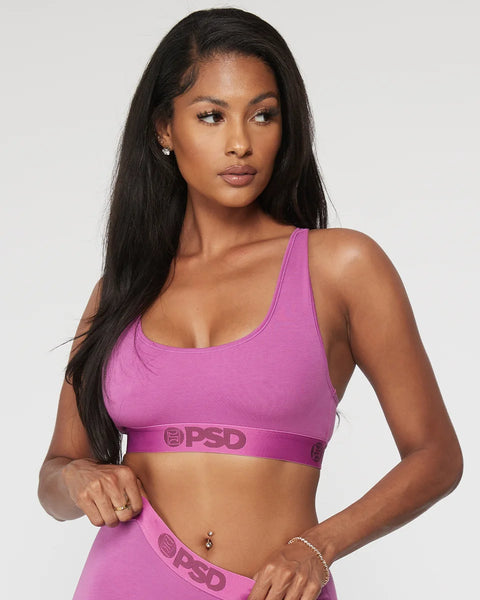 PSD Womens Infrared Patchwork Sports Bra Multi