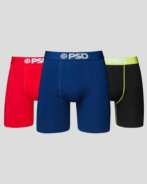 Solids 3 Pack - Red/Navy/Black