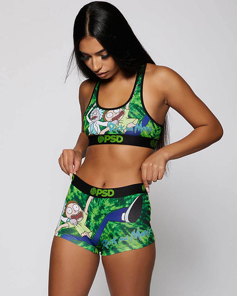 PSD x Rick & Morty Metal Sports Bra