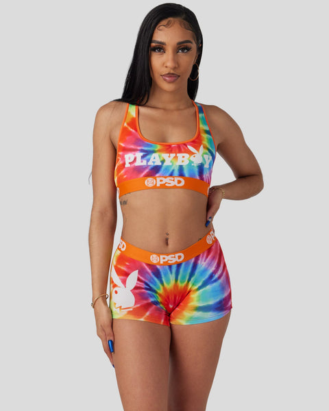  PSD Womens Dc Ww Tie Dye Boy Shorts