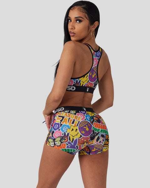 PSD x Playboy Funk Floral Sports Bra